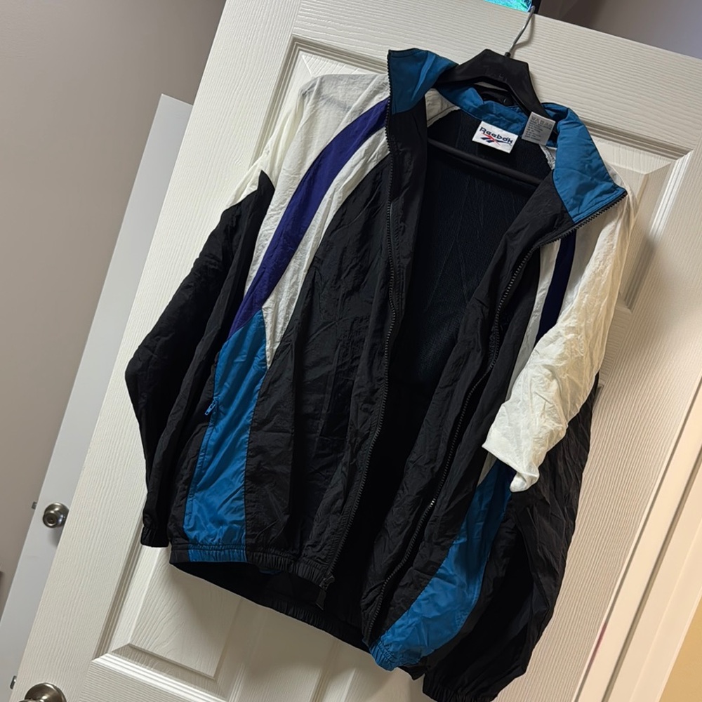 Vintage Reebok Colorblock Windbreaker Jacket